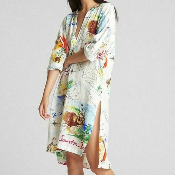 GAP Dresses & Skirts - Dreamwell Beach Popover dress loungewear tunic 0